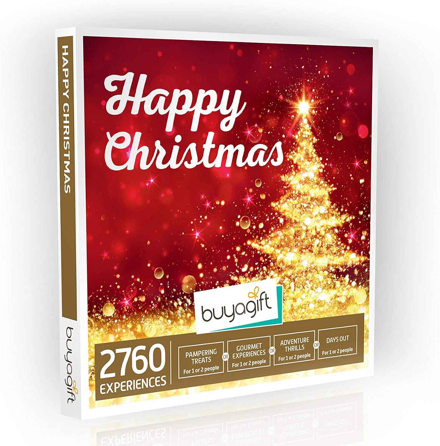 Buyagift Happy Xmas Gift Experience Box - 2760 Experiences for One or Two People...