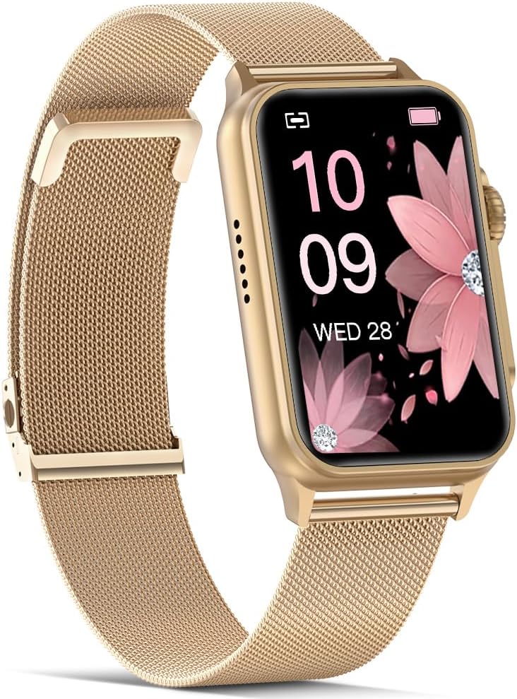 FITVII Nexa Fitness Tracker Answer/Make Calls, Smart Watch with Blood Pressure,...
