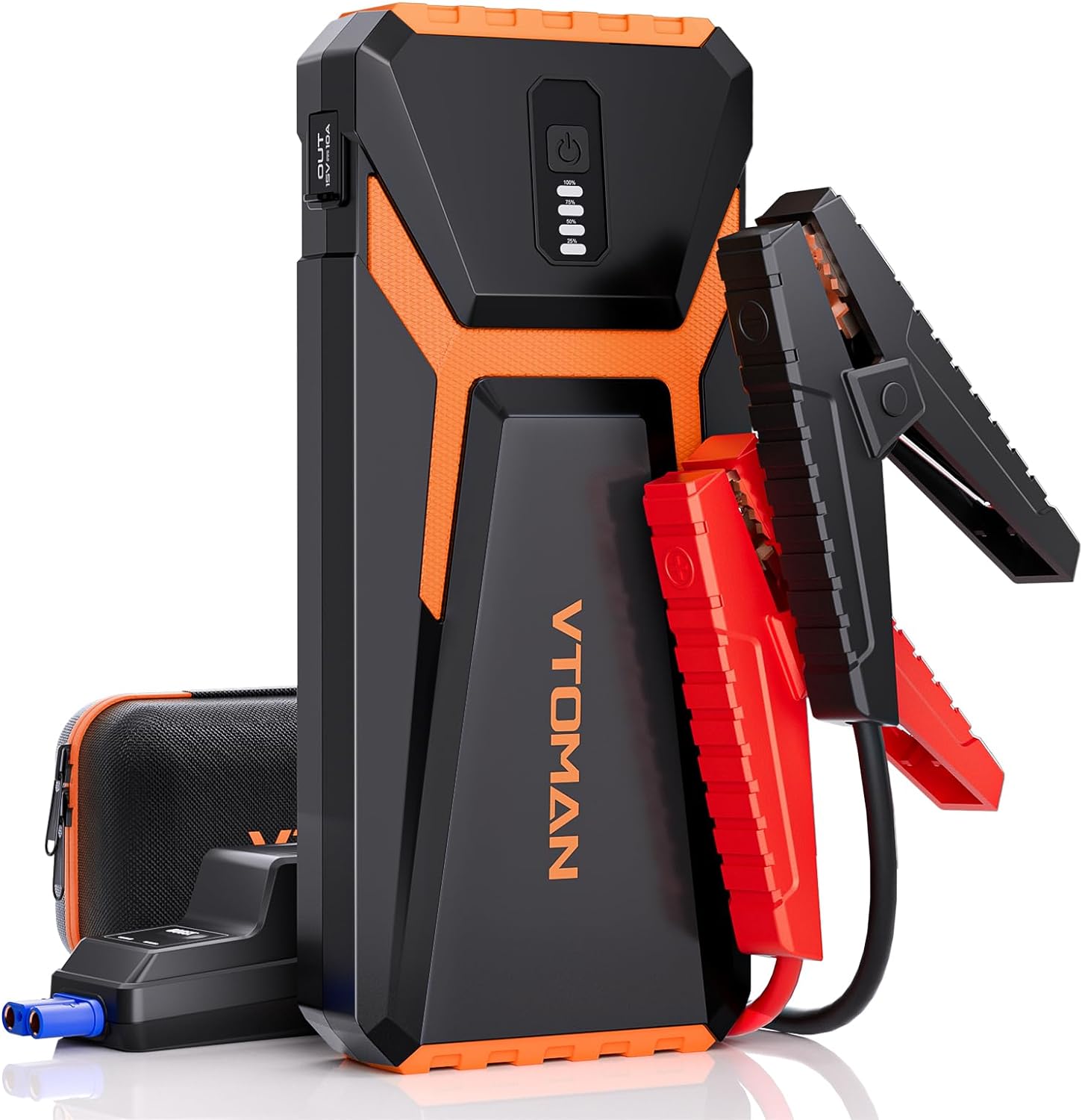 VTOMAN V10 3500A Jump Starter, Portable Car Starter (9.5L Gas,7.5L Diesel Engine...