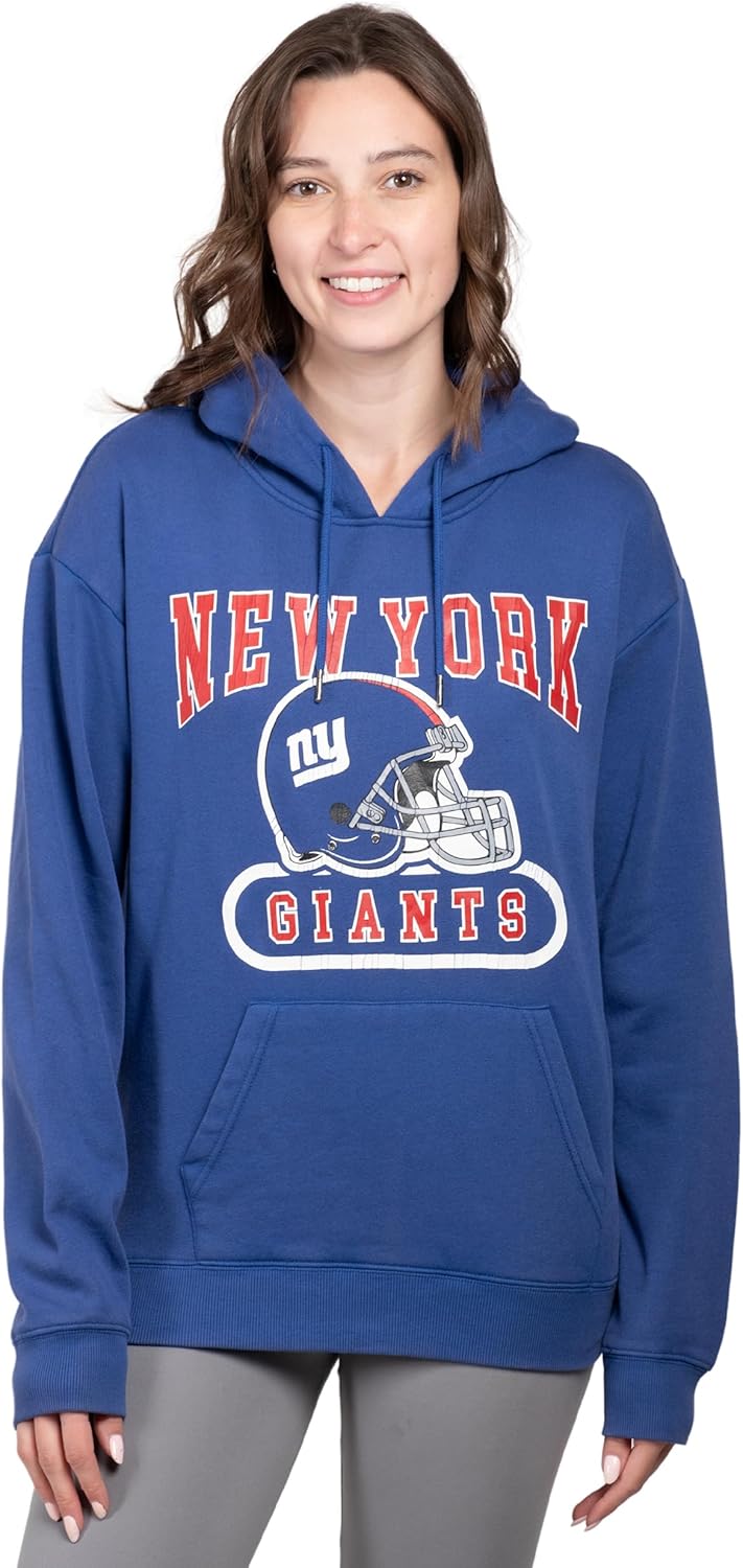 Ultra Game Women's NFL Official Super Soft Hoodie Pullover Sweatshirt New York G...