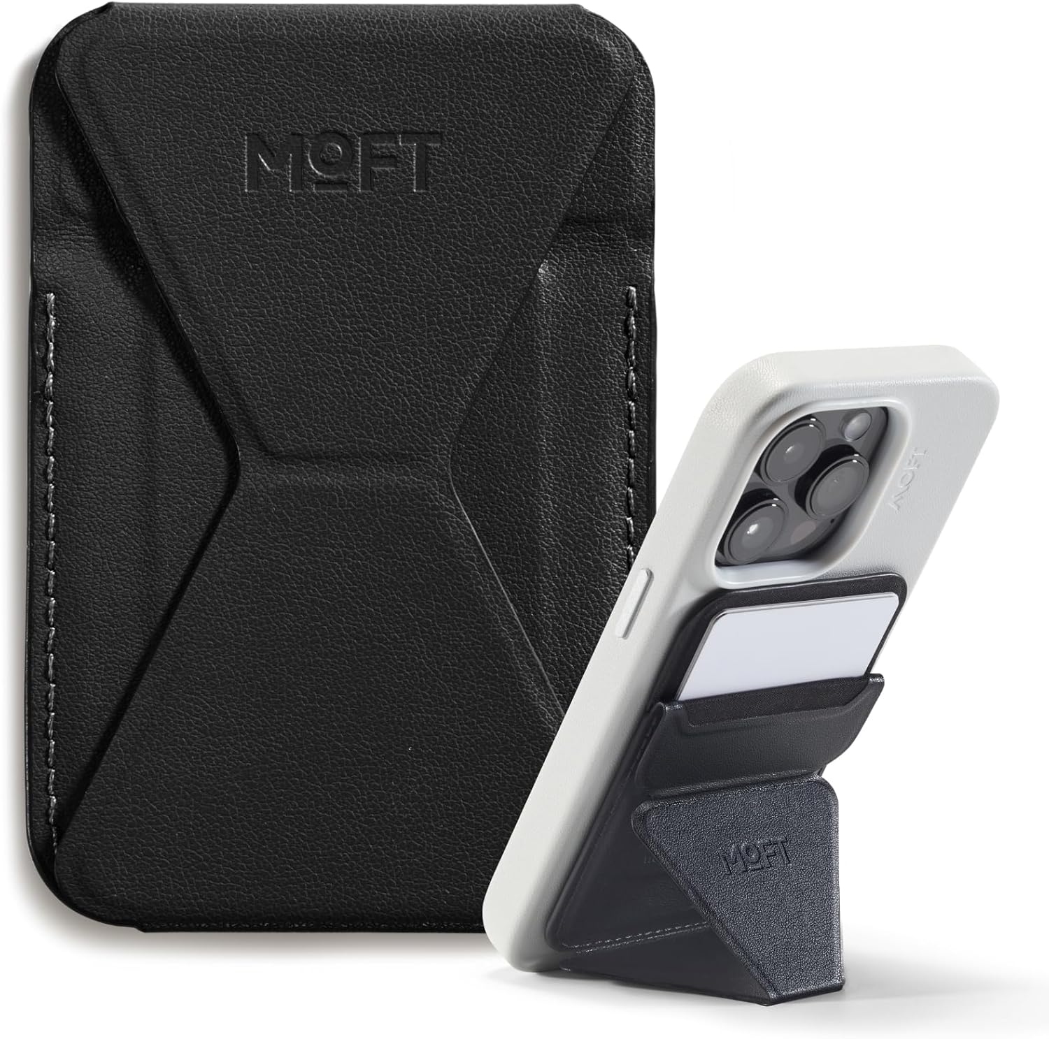 MOFT MagSafe Wallet Stand for iPhone 16/15/14/13/12 Series Compatible with MagSa...