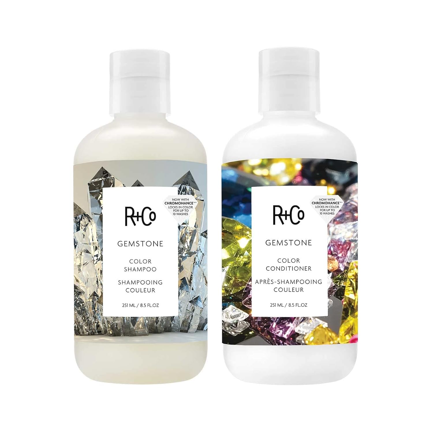 R+Co Gemstone Color Shampoo, Frizz Control, Repairs + Preserves Hair Color, Vega...