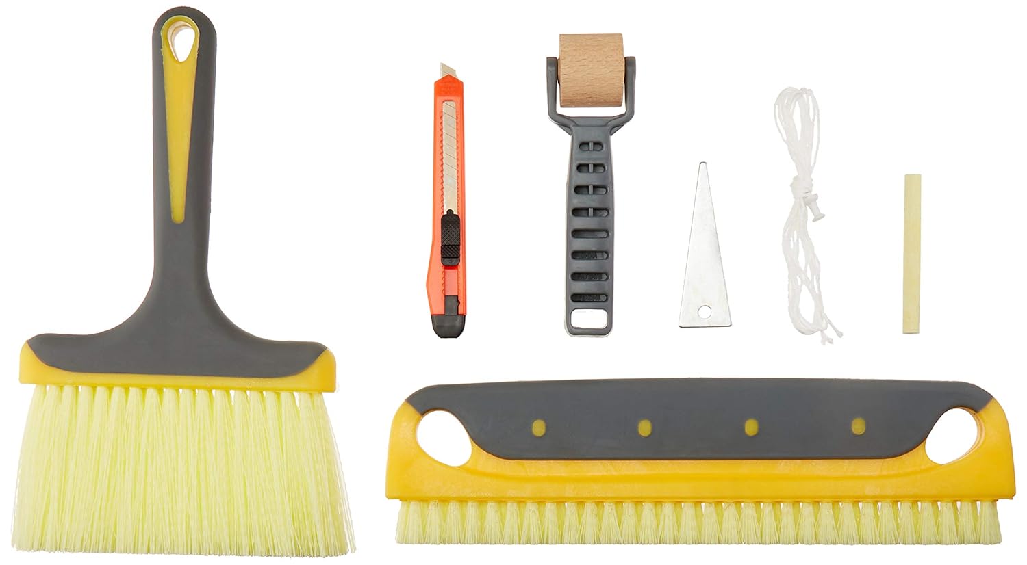 Amazon Basics Wallpaper Kit with Soft Grip Brushes...