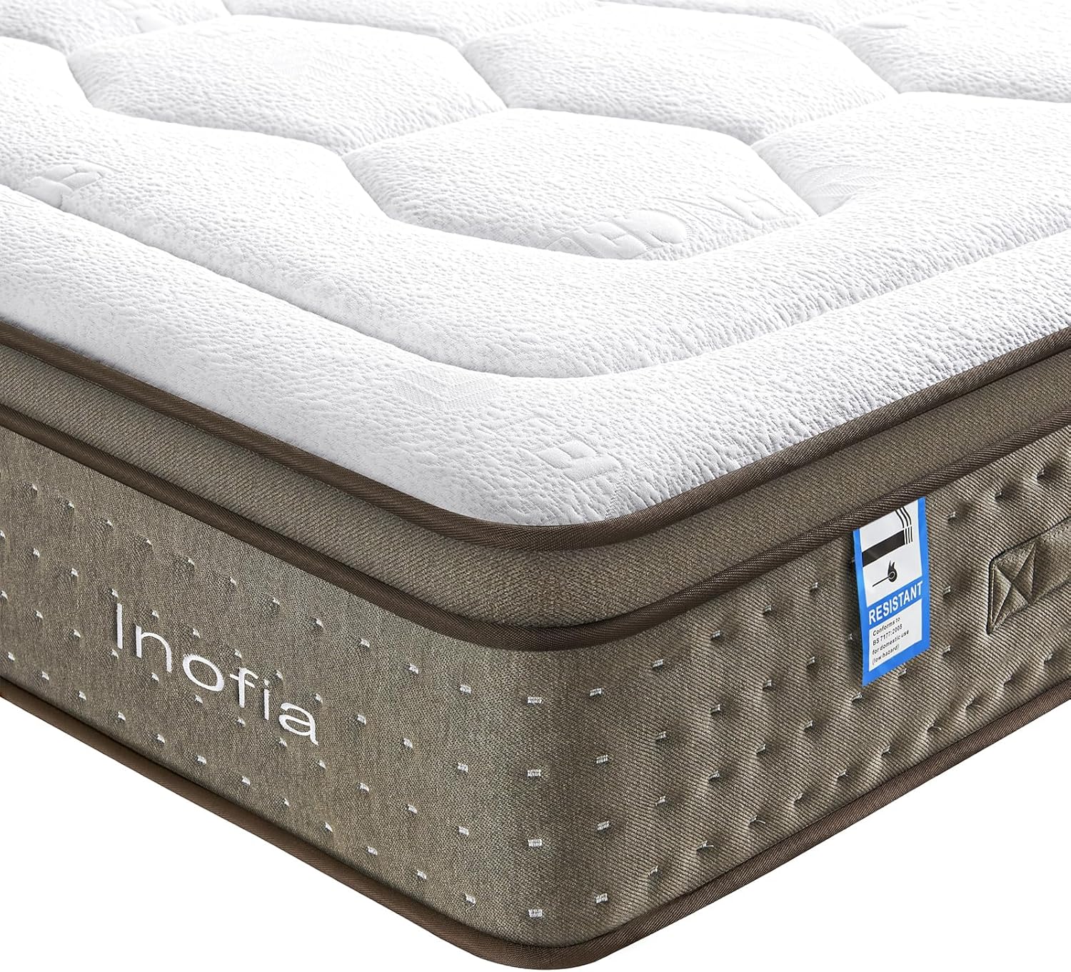 Inofia Double Mattress,12 Inch Memory Foam Mattress with Stellar Pocket Sprung,...