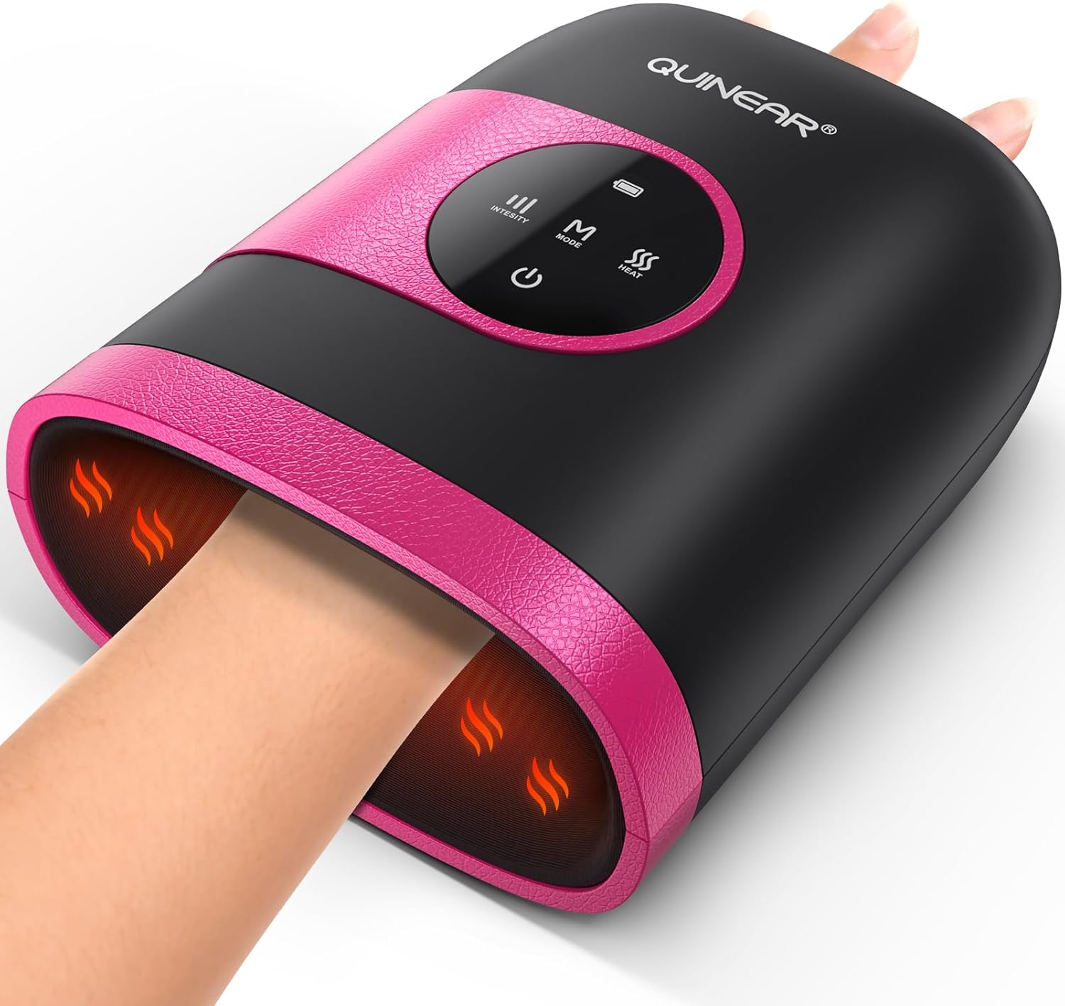 QUINEAR Hand Massager - Cordless Hand Massager with Heat and Compression for Art...