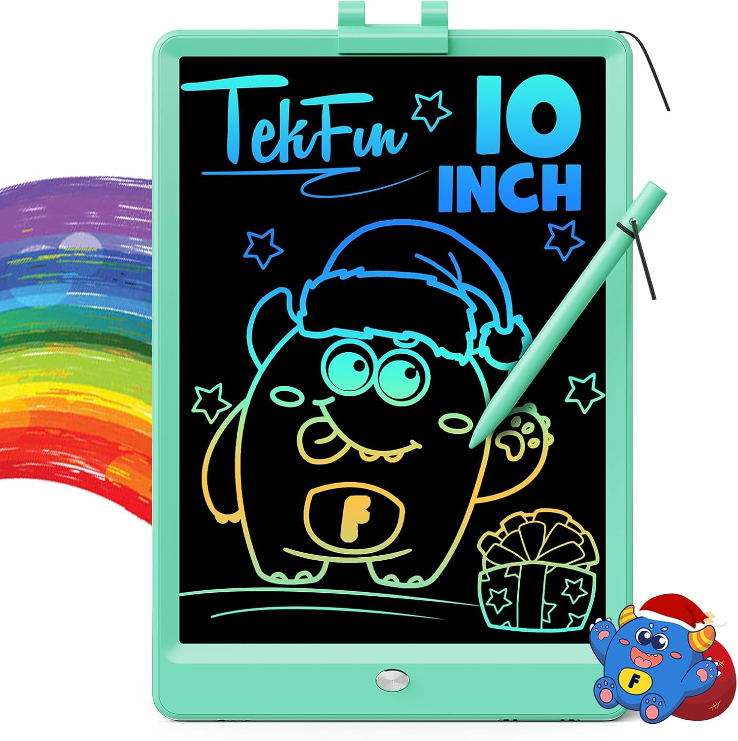 TEKFUN Kids Toys 10Inch LCD Writing Tablet, Mess Free Coloring Doodle Board, Dra...