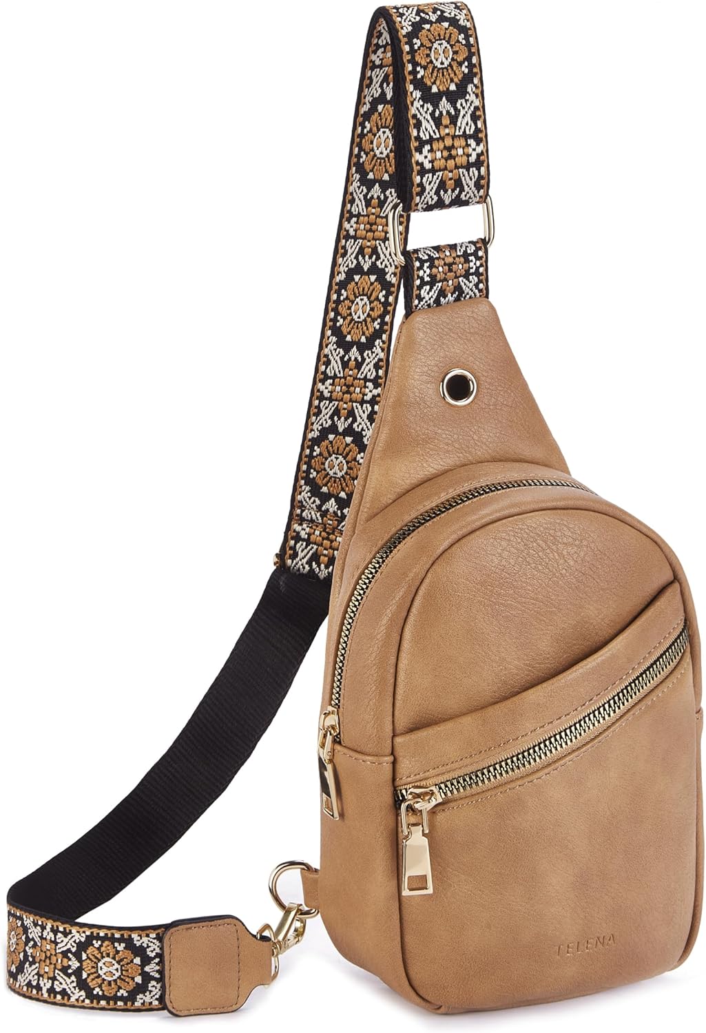 Telena Sling Bag for Women Crossbody Bags Purse for Women Vegan Leather Fanny Pa...