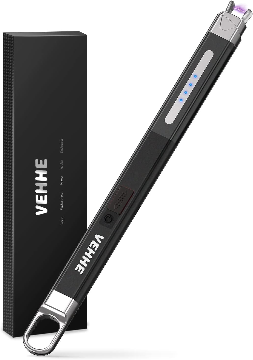 VEHHE Electric Lighter, Windproof & Flameless Candle Lighter Rechargeable USB, A...