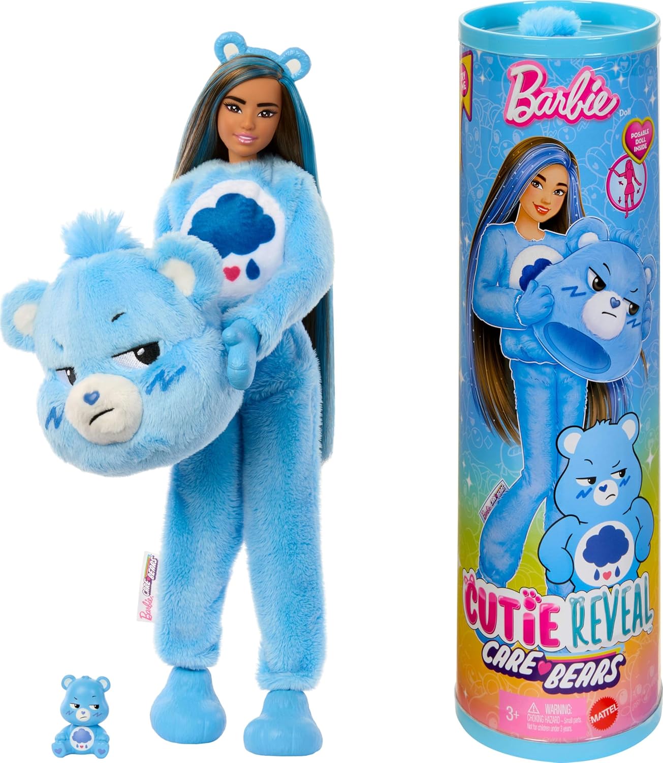 Barbie Cutie Reveal Care Bears Series Doll & Acces...