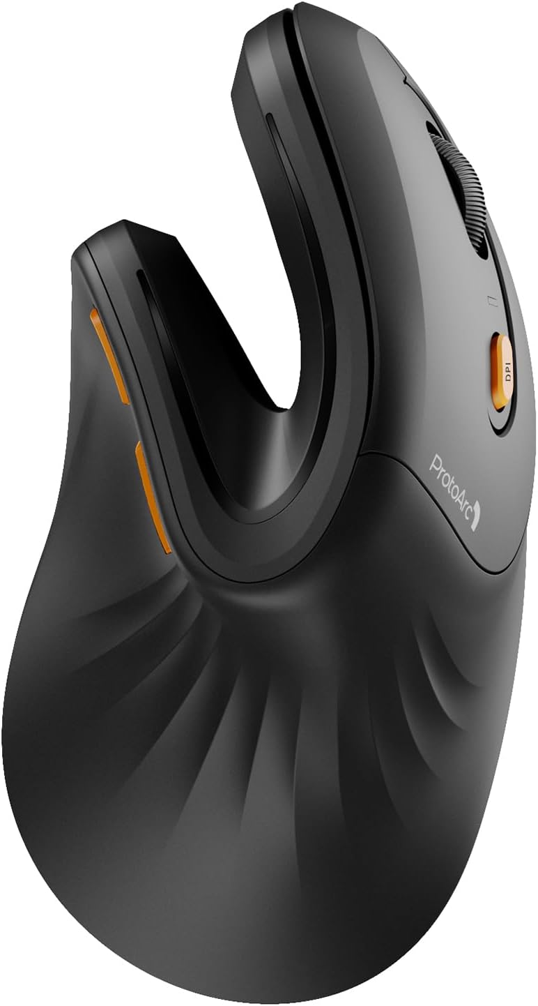 ProtoArc Ergonomic Vertical Mouse, EM11 NL Bluetooth Mouse Wireless, Ergo Mouse...
