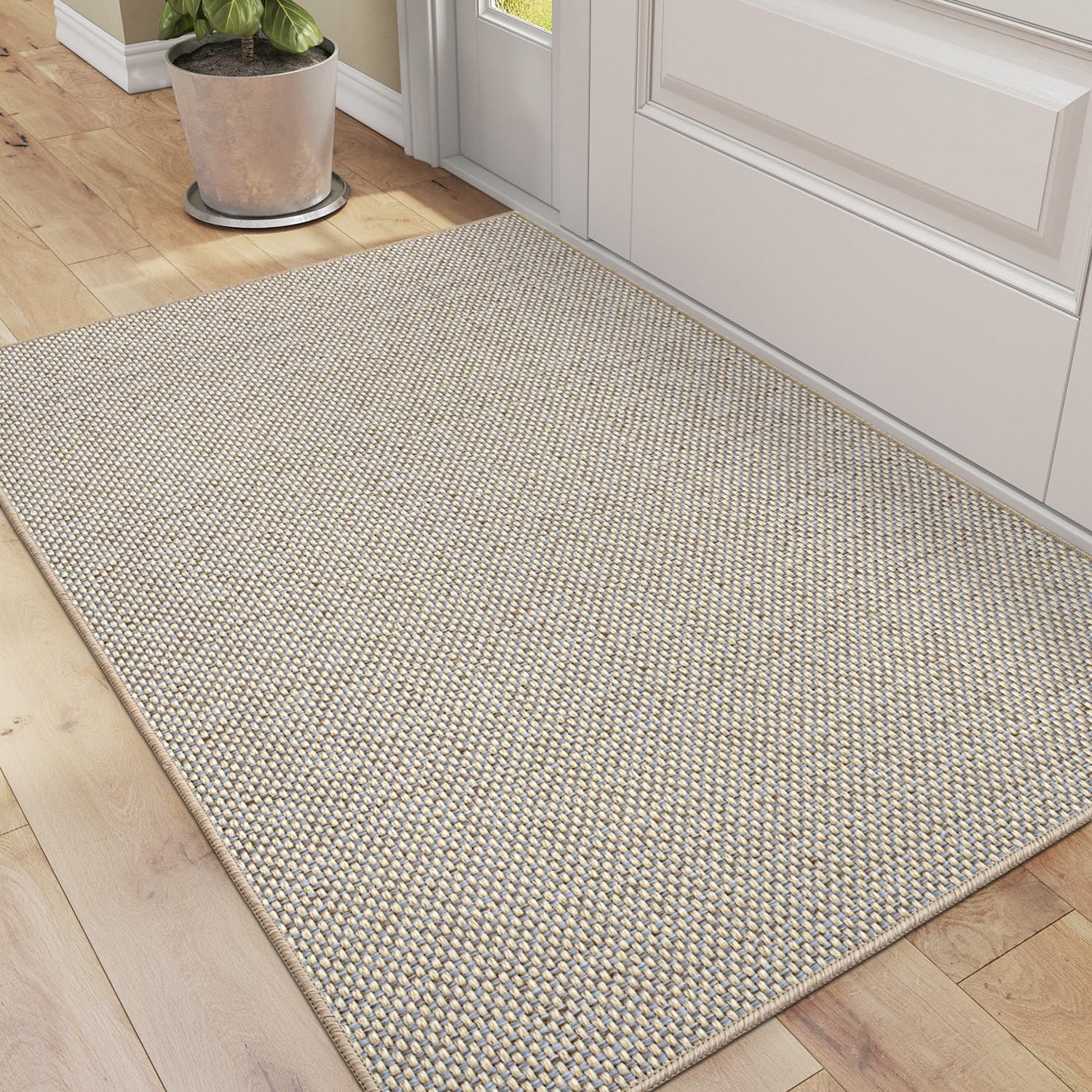 DEXI Door Mat 61 x 92 cm, Dirt Trapper Door Mats Indoor, Low Profile Washable Do...