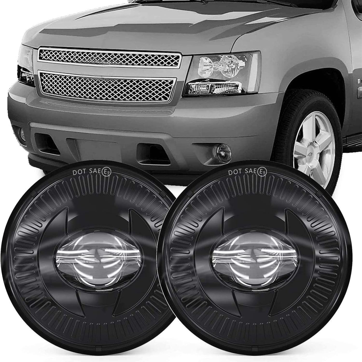 BICYACO Led Fog Lights 5202 Compatible with 07-14 Suburban/Tahoe/07-13 Avalanche...