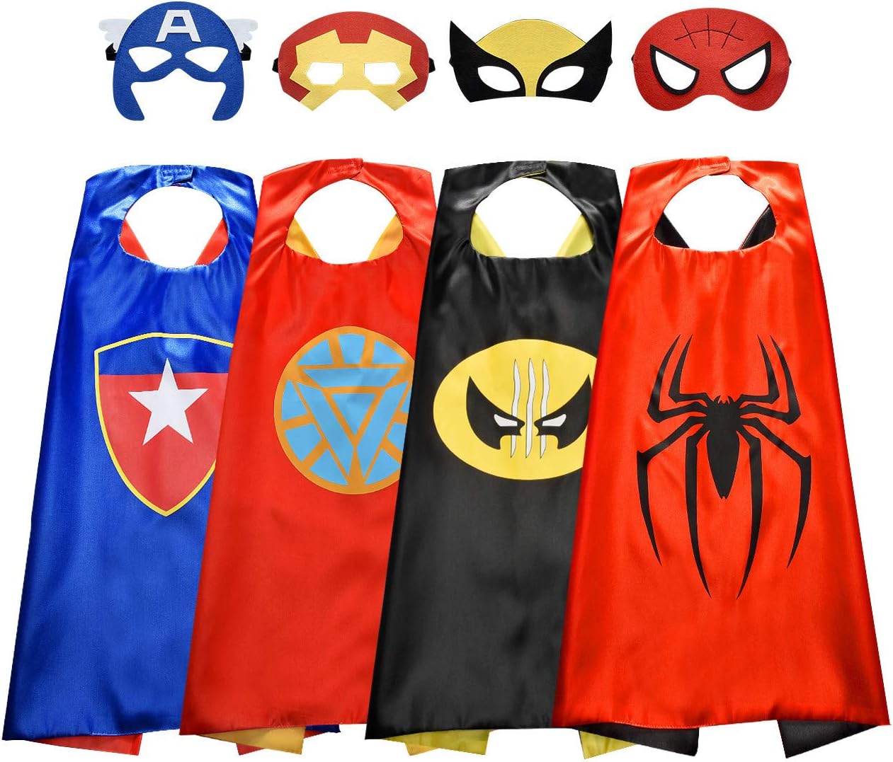 Roko Toys for 3-10 Year Old Boys Girls, Superhero Capes for Kids Cartoon Dress u...