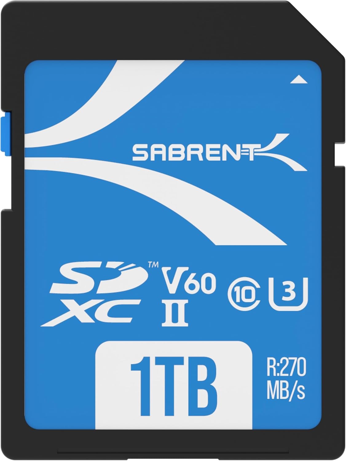 SABRENT Rocket V60 1TB SD UHS-II Memory Card R270MB/s W170MB/s (SD-TL60-1TB) 1 T...