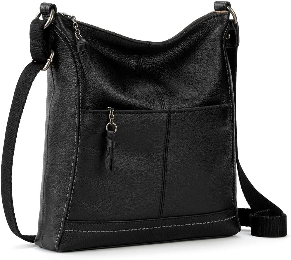 The Sak Lucia Leather Crossbody Purse - Premium Leather Women's Handbag for Ever...