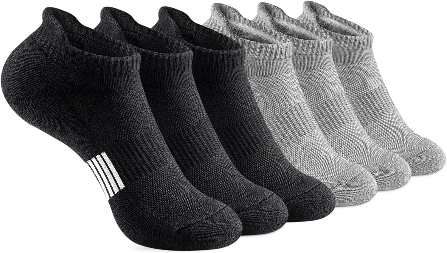 Gonii Ankle Socks Womens Running Athletic No Show Socks Cushioned 5-Pairs 6-8 3...