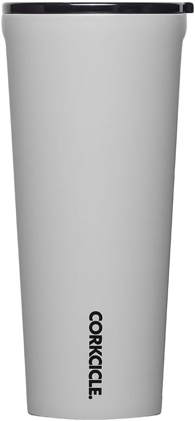 Corkcicle Classic Triple Insulated Coffee Mug with Lid, River Rock, 24 oz – Stai...