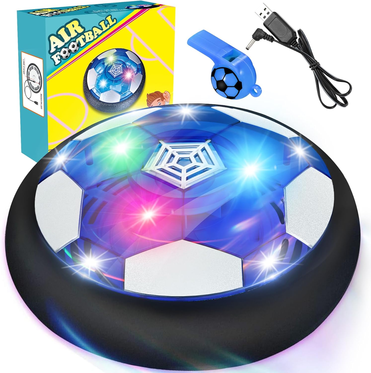 lenbest Hover Football - Football Gifts for Boys - Rechargeable LED Air Floating...