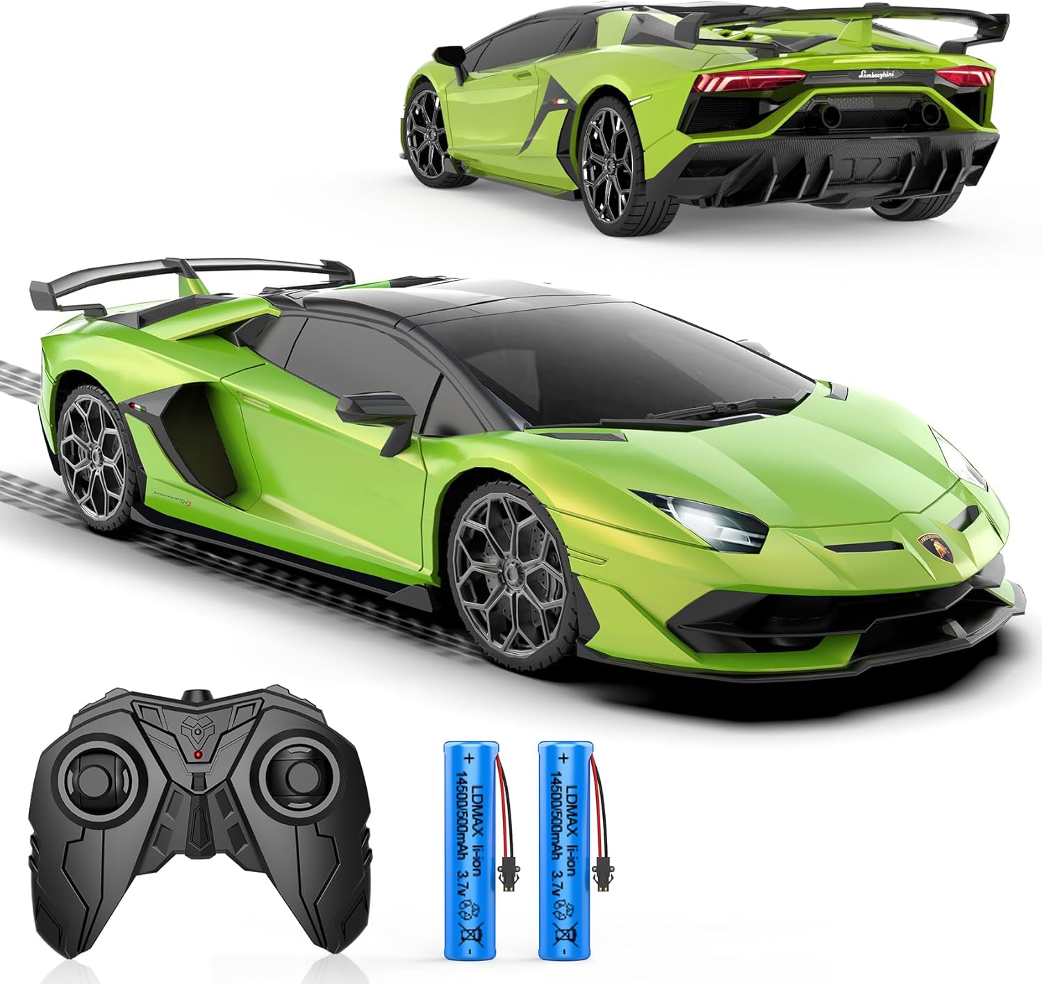 Remote Control Car for Lamborghini, Officially Licensed 1:16 Scale Lambo Hobby R...