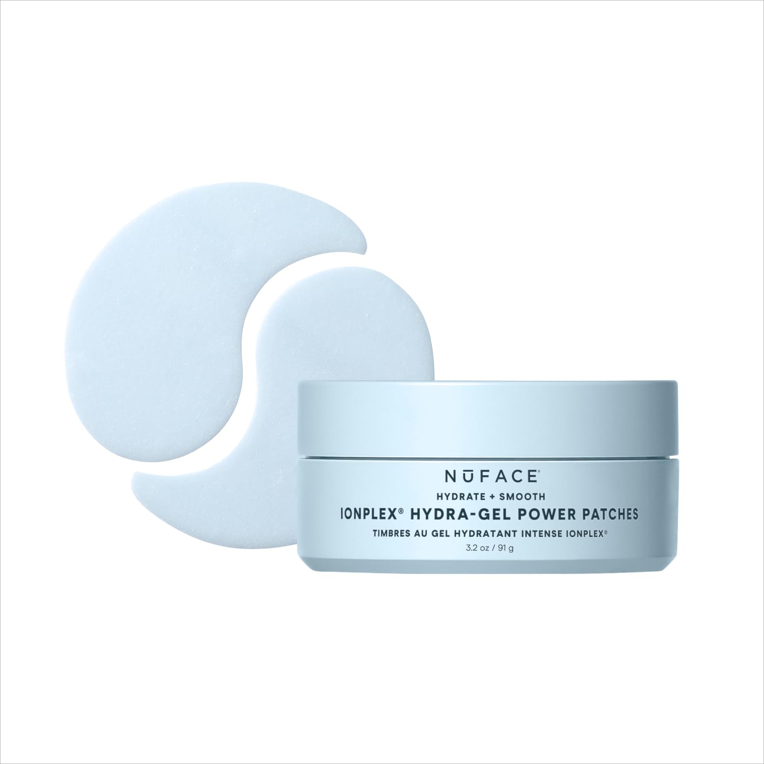 NuFACE IonPlex Hydra-Gel Power Under Eye Patches - Gel Under Eye Mask for Puffy...