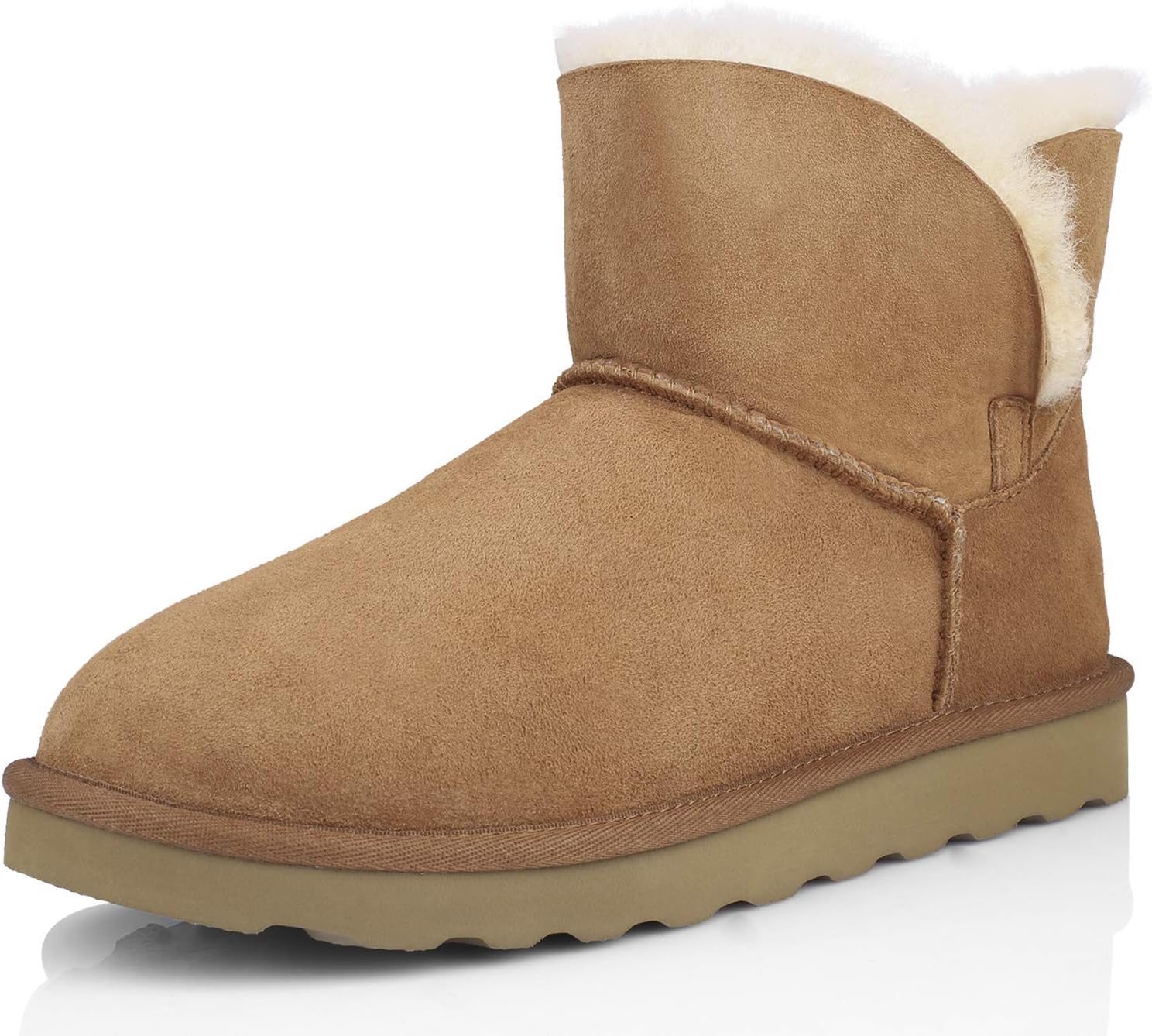 WaySoft Genuine Australia Sheepskin Snow Winter Boots for Women, Classic Water R...
