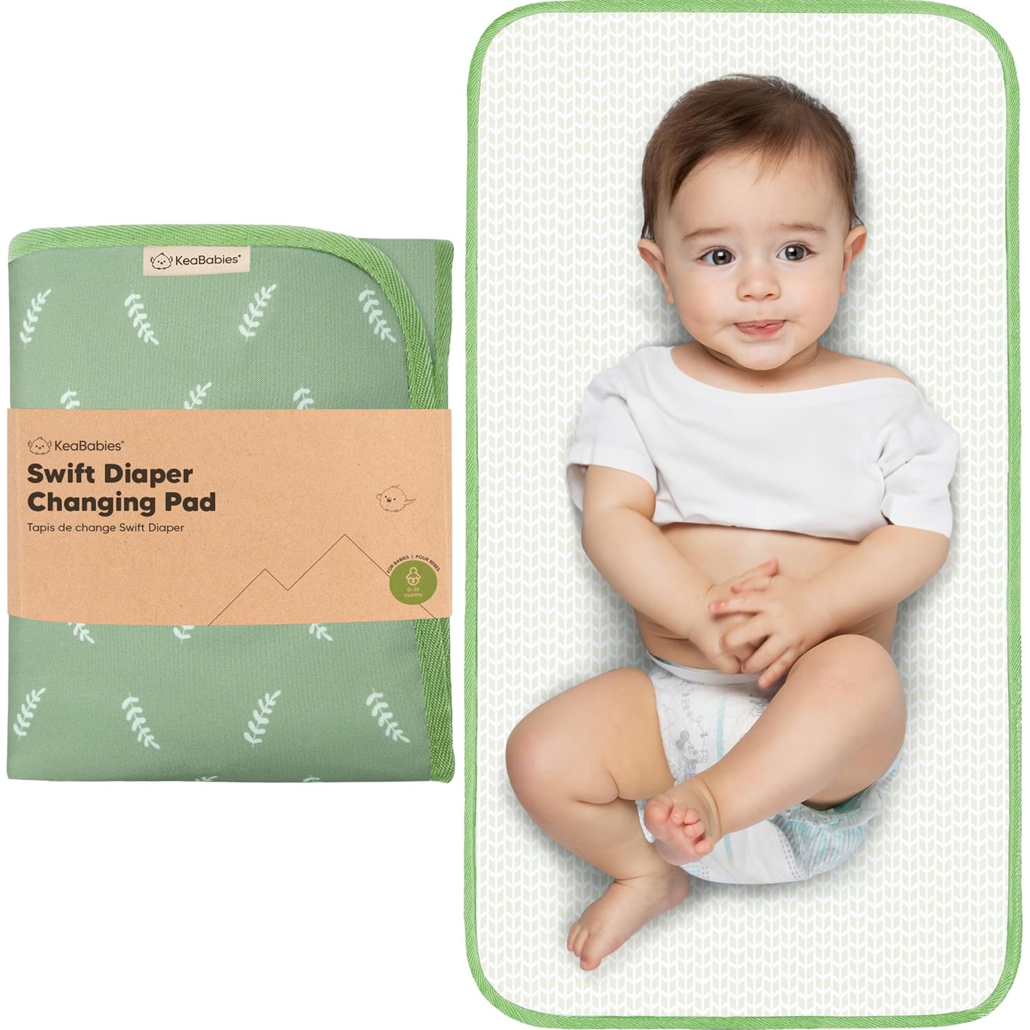 Portable Diaper Changing Pad - Waterproof Foldable Baby Changing Mat - Travel Di...
