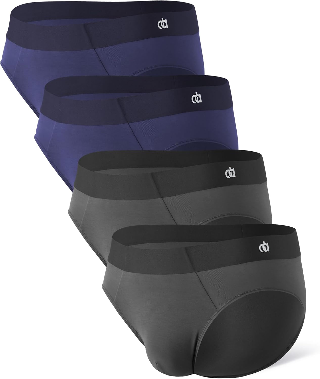 DAVID ARCHY Seamless Briefs for Men Micro Modal Ul...