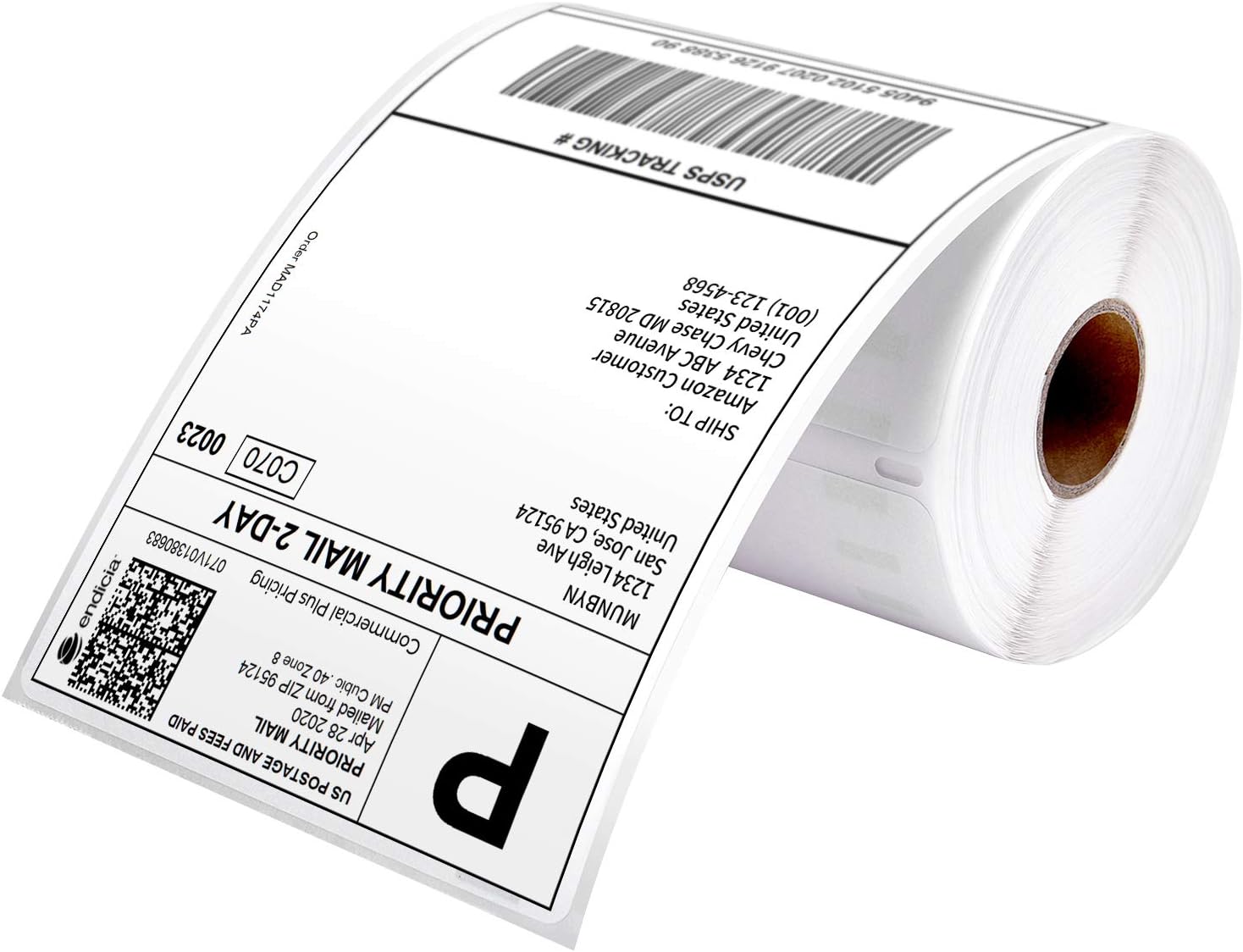MUNBYN 4"x6" Direct Thermal Printer Label, Shipping Labels Compatible with Rollo...