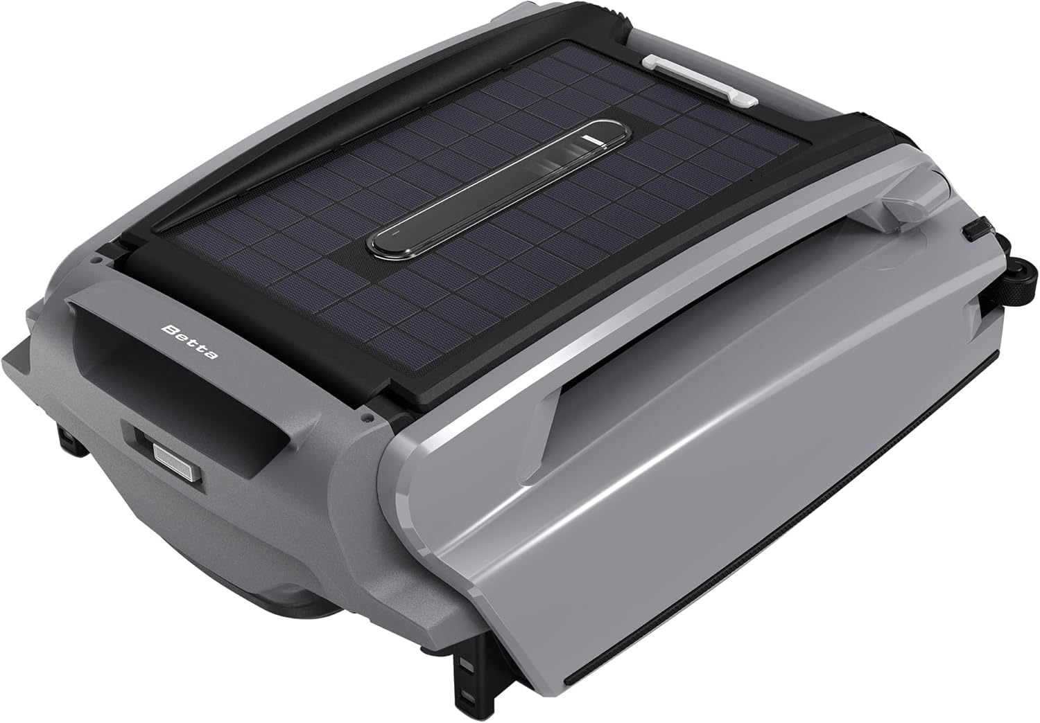 Betta SE Plus - Solar Powered Robotic Pool Surface Skimmer with Dual Charging Op...