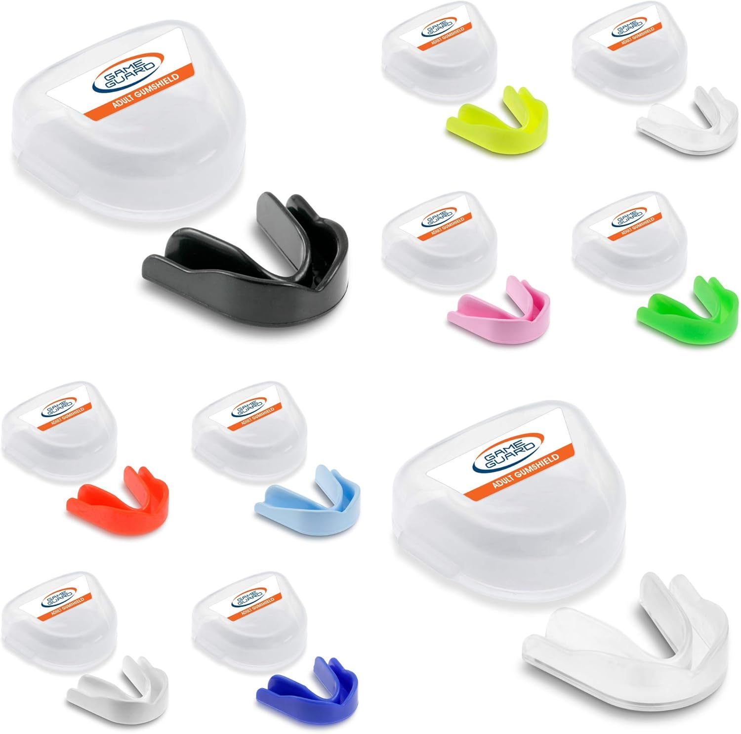 GAME GUARD Boil & Bite Mouth Guard/Gum Shield – Mouldable Mouthguard/gumshields...