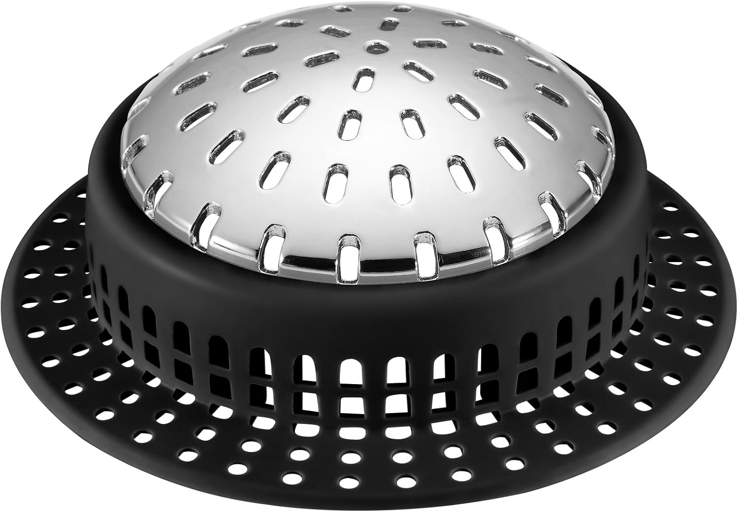 Drain Hair Catcher, Upgraded Drain Catcher with Silicone Designed for Regular Dr...