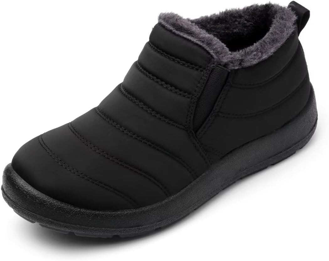 Cheval Winter Snow Boots for Women, Fur Lined Warm Ankle Booties, Outdoor Anti-s...