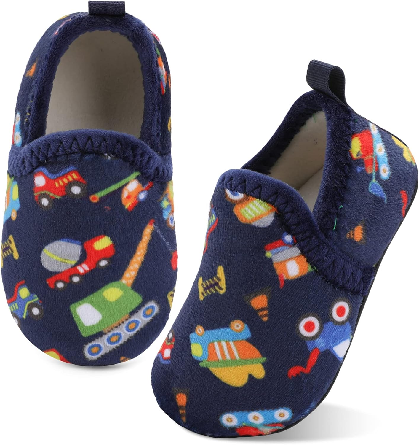 XIHALOOK Toddler Boys Girls House Slippers with Microfleece Lining Cozy Househol...