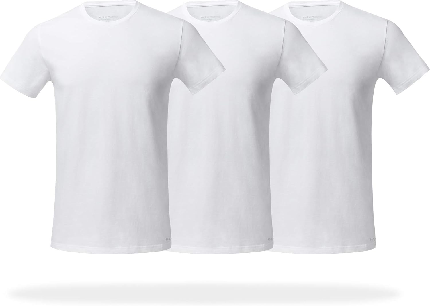 Pair of Thieves 3-Pack Slim Fit Crew Neck T-Shirts for Men - Super Soft Tagless...