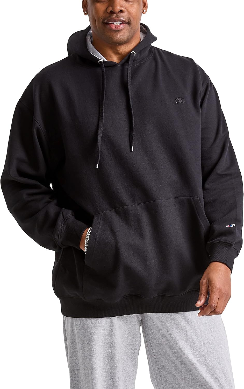 Champion, Powerblend, Fleece Comfortable Hoodie, Sweatshirt for Men (Reg. Or Big...