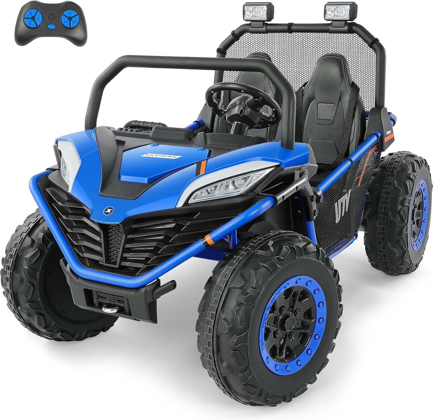 ELEMARA 2 Seater Ride On Car for Kids Gift,12V 10AH Electric Off-Road Truck,4MPH...