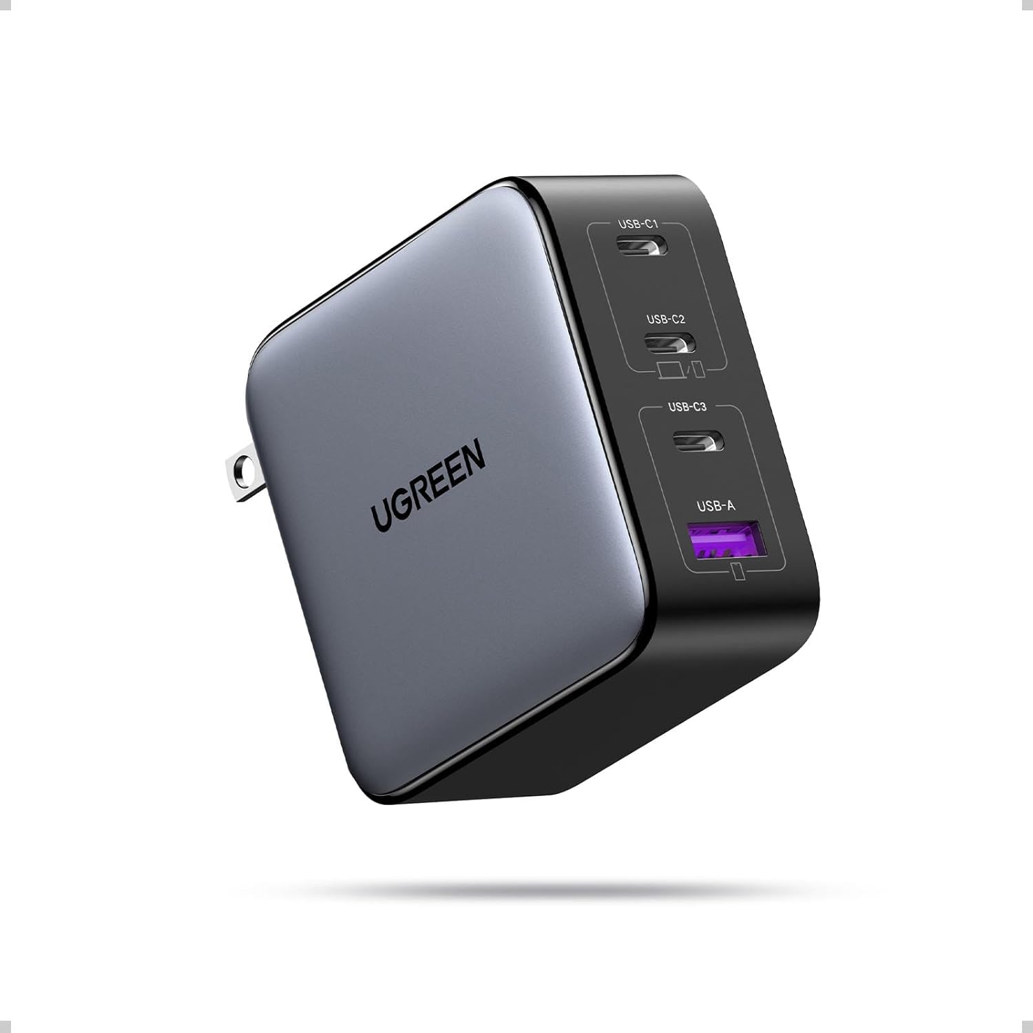 UGREEN 100W USB C Charger, Nexode 4-Port GaN Folda...