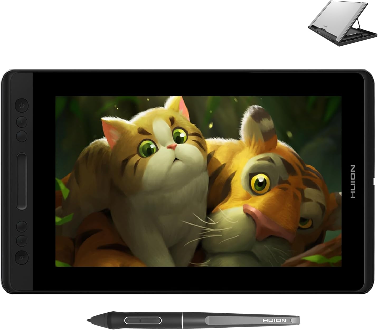 HUION KAMVAS Pro 13 Graphics Drawing Monitor with Stand, Full-Laminated Anti-Gla...