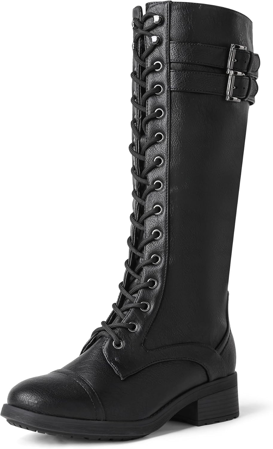 DREAM PAIRS Women's Georgia Fashion Boot 10 UK Black