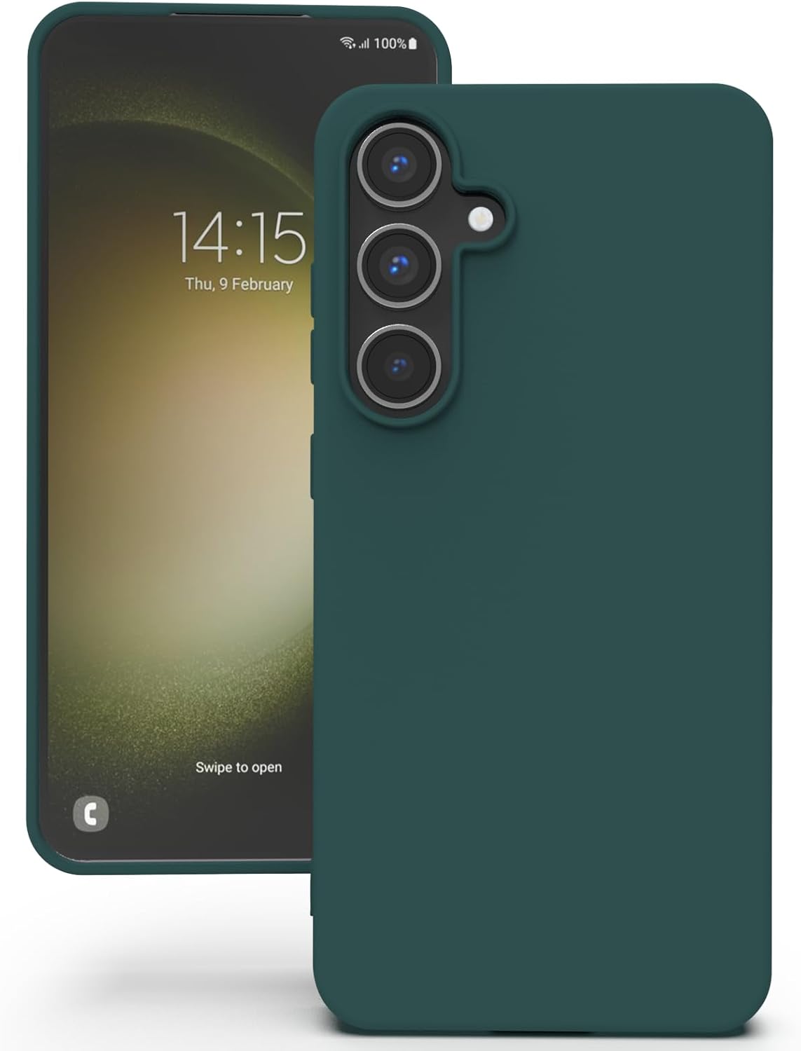 YATWIN Silicone Case for Samsung Galaxy S23 FE, Soft-Touch, Shockproof, DustProo...