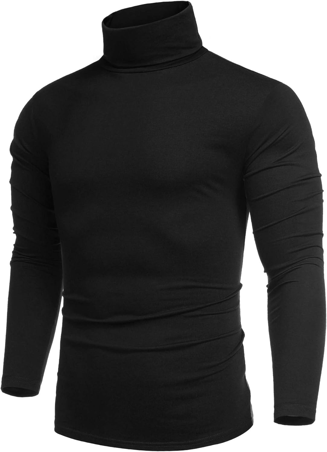 COOFANDY Men's Turtleneck Jumpers Long Sleeve Roll Neck Tops for Men Basic High...