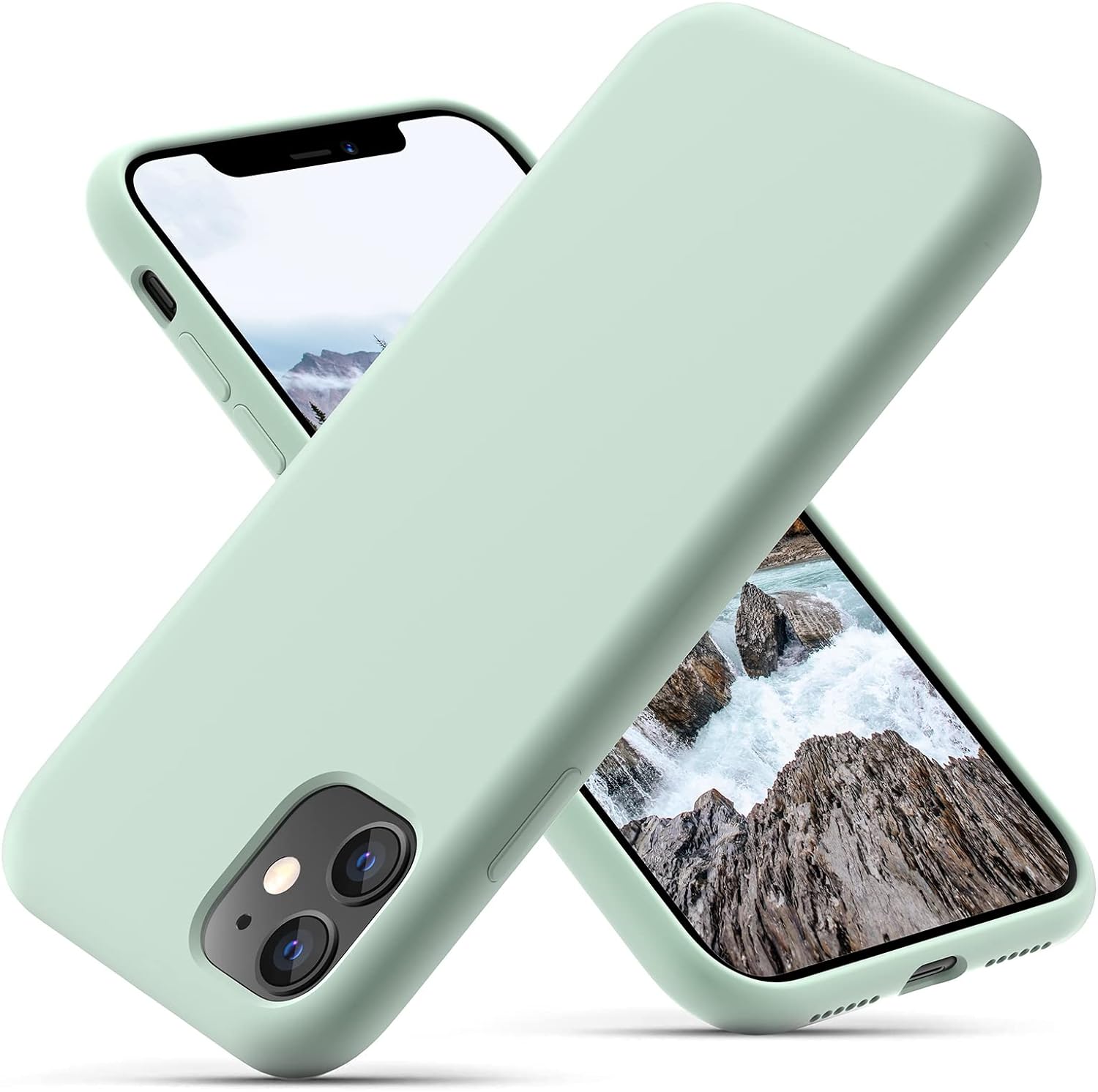 OitiYaa Silicone Case Compatible with iPhone 11 Case 6.1 Inch, Soft Ultra Slim P...