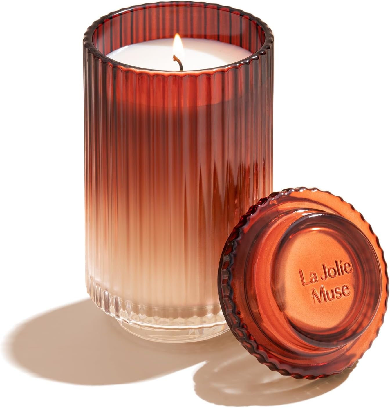 LA Jolie Muse Sandalwood Rose Candle, Scented Candles Gifts for Women, Wedding C...