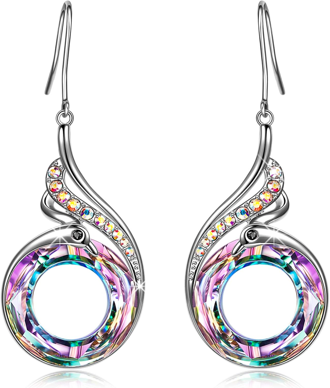 Kate Lynn "Rise From the Ashes" Phoenix Dangle Earrings with Crystals from Austr...