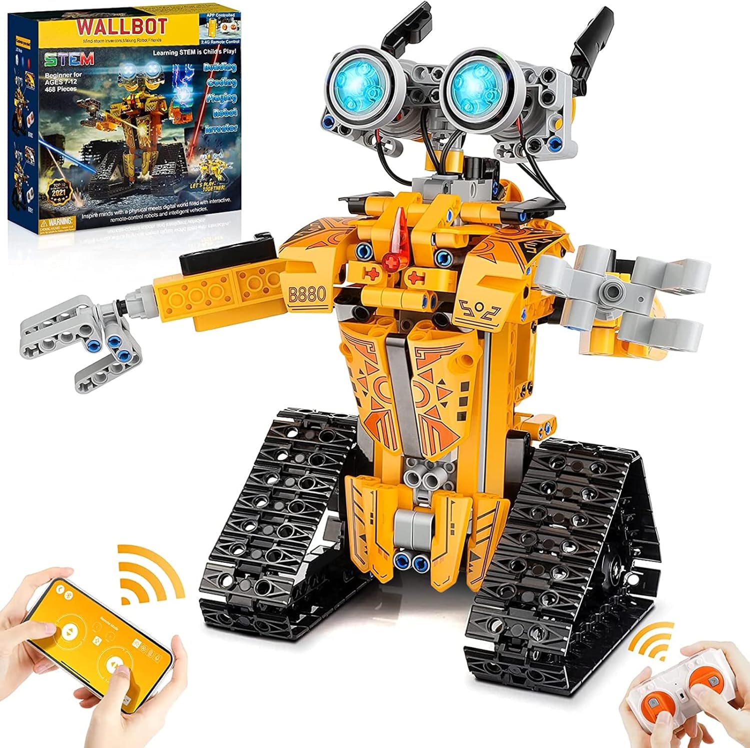 Sillbird Robot STEM Projects for Kids Ages 7-12, Remote APP Controlled Robot Bui...