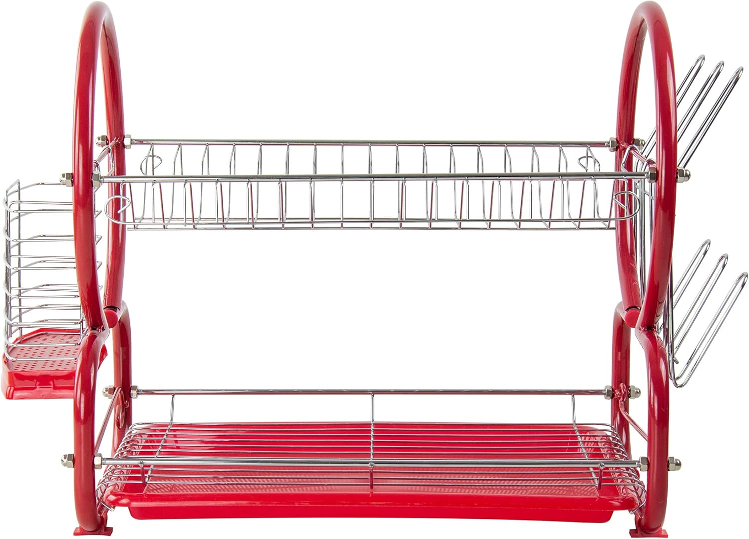 SQ Professional Dish Drainer | 2 Tier Aluminium dish drying rack | Dish Drainer...