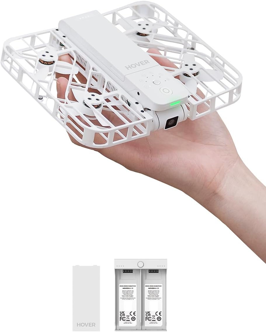 HOVERAir X1 Self-Flying Camera, Pocket-Sized Drone HDR Video Capture, Palm Takeo...