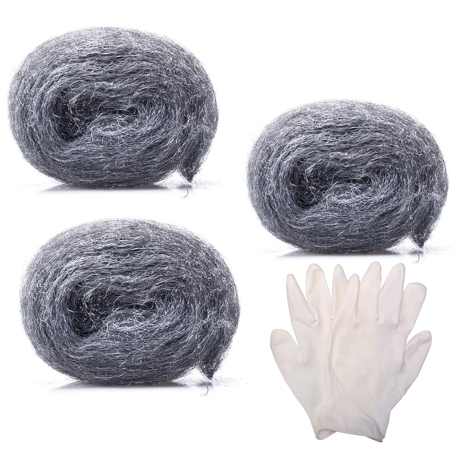 Steel Wool Mice - Coarse Wire Wool Rats Rodent Control Gaps Blocker, Fill Holes...