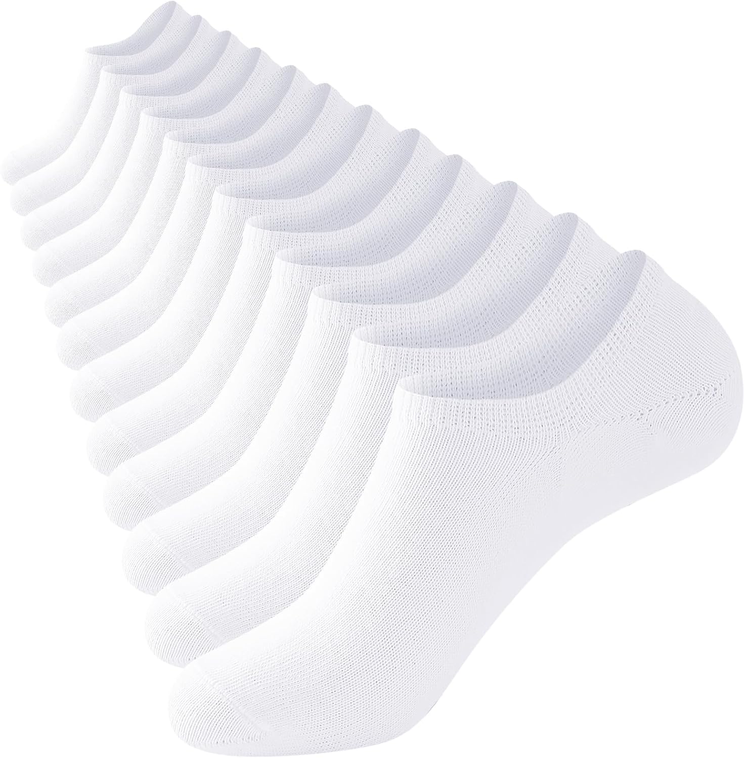 Niofind No Show Trainer Socks Mens Invisible Socks Men Women Ladies Low Cut Cott...