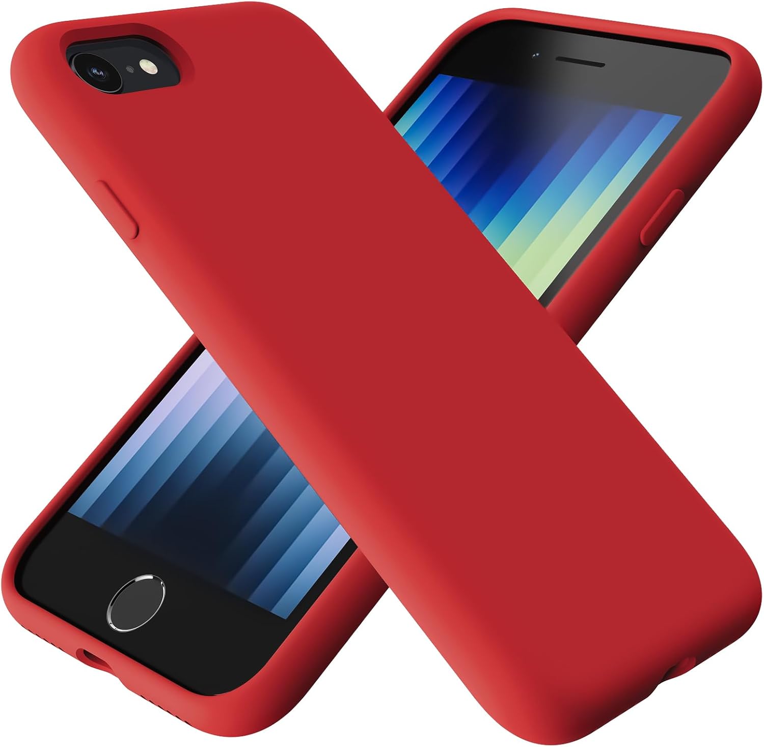 TAXXOE Liquid Silicone Case Compatible with iPhone SE 2020/2022, iPhone 8/7, 4.7...